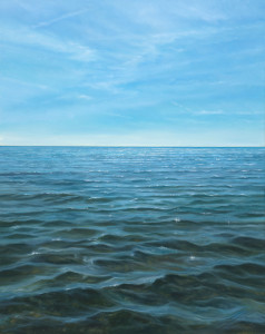 Great Lakes Light, 30" x 24", oil on canvas | Sold                                      