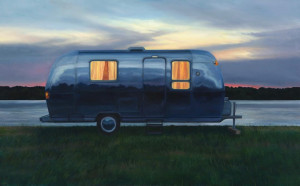Base Camp, 30" x 48", oil on canvas | Available via the Water Street Gallery           