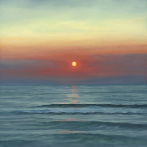 Last Light, 12” x 12”, oil on panel | Sold                            