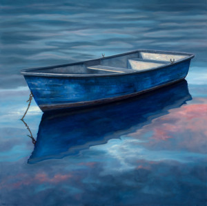 Drifting, 36" x 36", oil on canvas | Available via J. Petter Galleries     