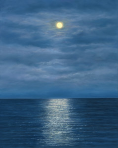 Moon Rising, 30" x 24", oil on canvas | Available via J. Petter Galleries               