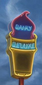 Dairy Deluxe, 36" x 18", oil on canvas | Private Collection