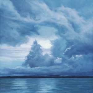 Tempest, 12" x 12", oil on panel | Sold    