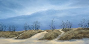Dune Passage, 12" x 24", oil on canvas | Sold   