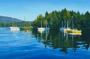  The Cove, 24" x 36', oil on canvas | Sold                               