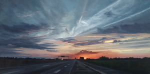 Open Road, 36" x 72", oil on canvas | Sold                                               